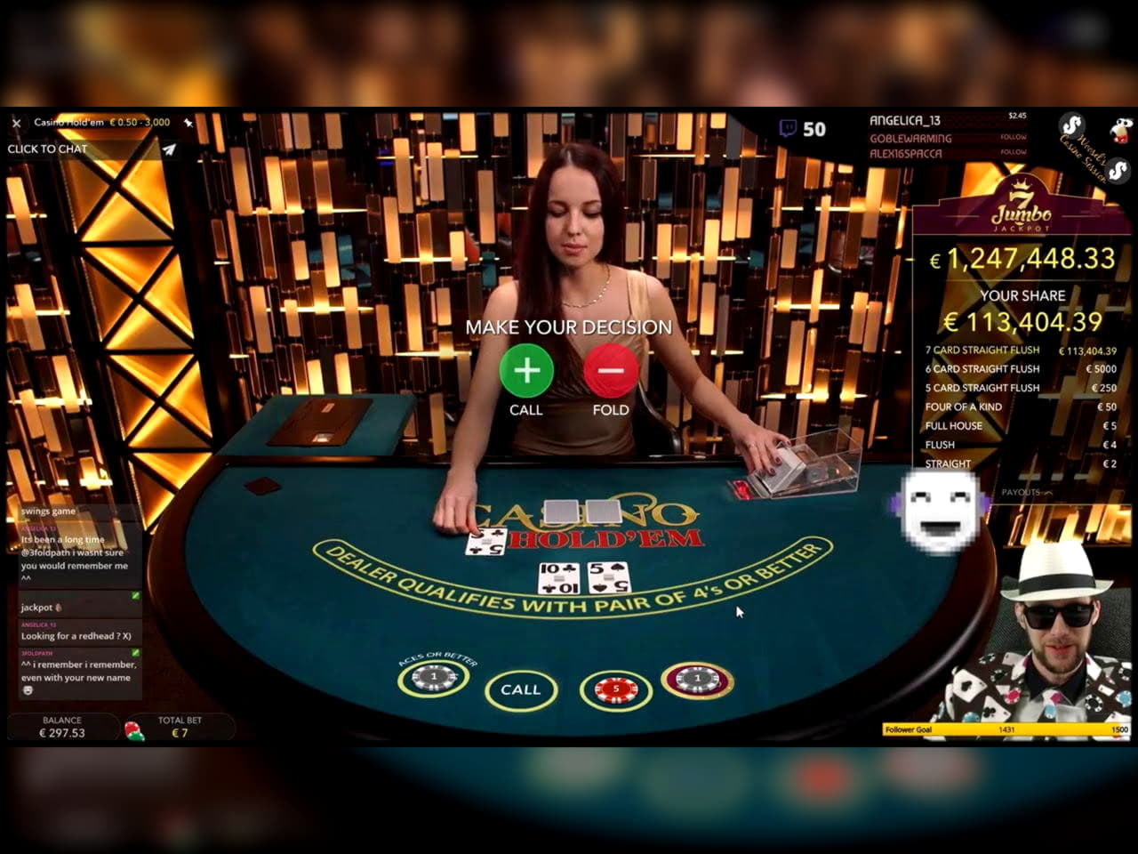 €66 τσιπ καζίνο στο Casino Cruise